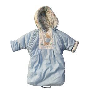 Vtg 1990s Beatrix Potter Quiltex Peter Rabbit Bunting Size  NB